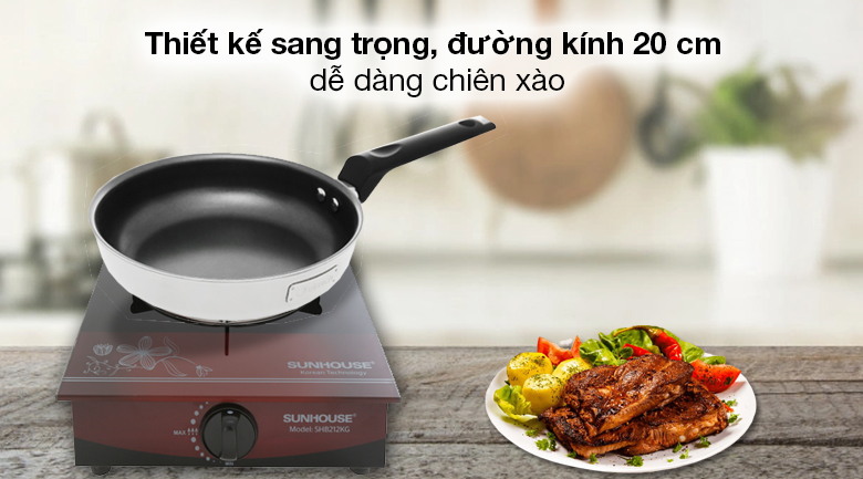 Chảo inox chống dính đáy từ 20 cm Elmich Trimax XP EL-3756 - Thiết kế hiện đại, màu bạc inox bóng đẹp