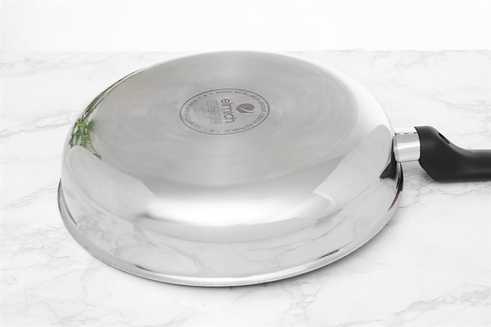 Chảo inox sâu chống dính đáy từ 26 cm Elmich Trimax XP EL-3758 Màu Bạc Inox