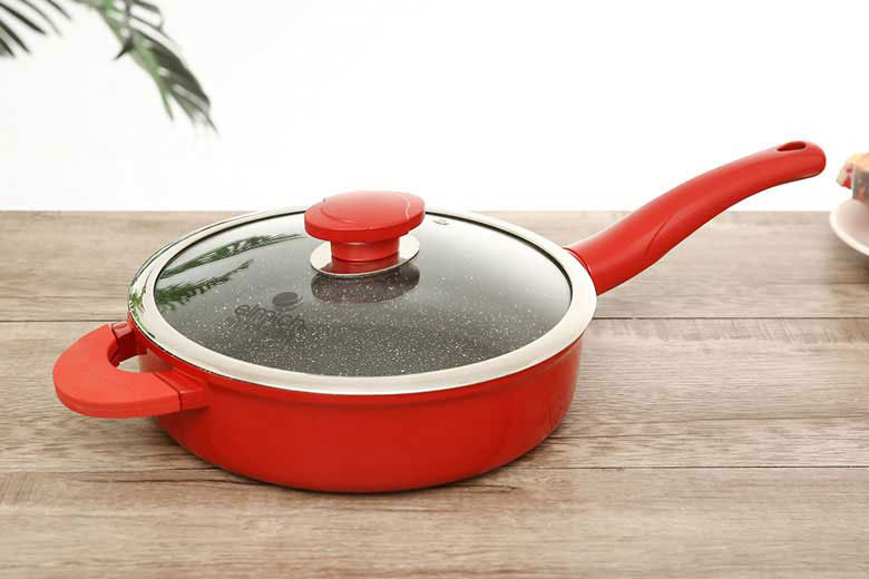 Chảo nhôm Elmich Vitaplus Fiore EL0350 thiết kế bắt mắt