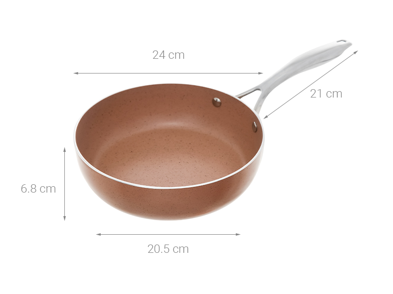 Chảo nhôm chống dính đáy từ 24 cm Elmich EL-5741MN