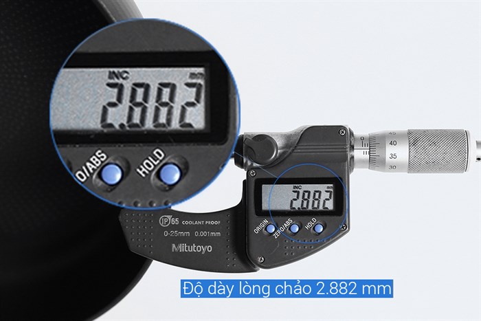 Chảo nhôm chống dính vân đá đáy từ 24 cm Tefal Ultimate G2680472 Màu Đen