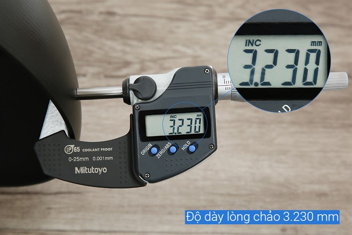 Chảo nhôm sâu chống dính vân đá đáy từ 28 cm Tefal Ultimate G2681972 Màu Đen