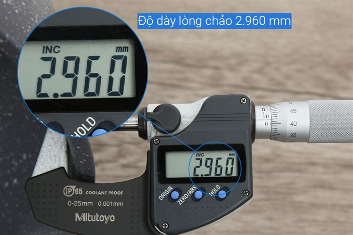 Chảo nhôm sâu chống dính vân đá đáy từ 24 cm Tefal Cook Healthy G1348495 Màu Xám