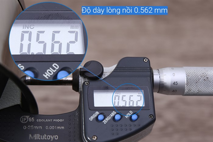 Chảo inox chống dính đáy từ nắp kính 26 cm Kangaroo KG01F126 Màu Inox