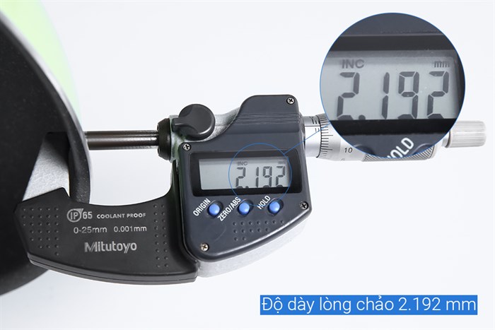 Chảo nhôm chống dính vân đá đáy từ 28 cm Kims Cook EARM128H Màu Xanh lá