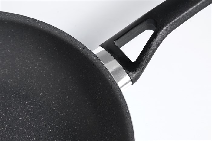 Chảo nhôm chống dính vân đá đáy từ 28 cm Kims Cook EARM128H Màu Xanh lá