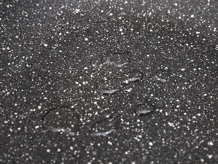 Chảo nhôm sâu chống dính vân đá đáy từ 24 cm Kims Cook EARM224H Màu Trắng