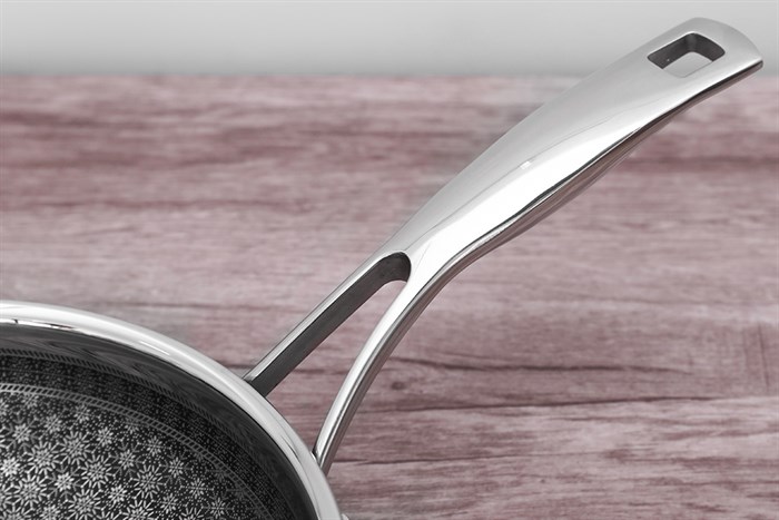 Chảo inox chống dính đáy từ 22 cm Kims Cook N122M Màu Inox