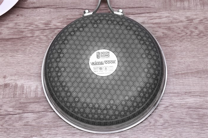 Chảo inox chống dính đáy từ 22 cm Kims Cook N122M Màu Inox