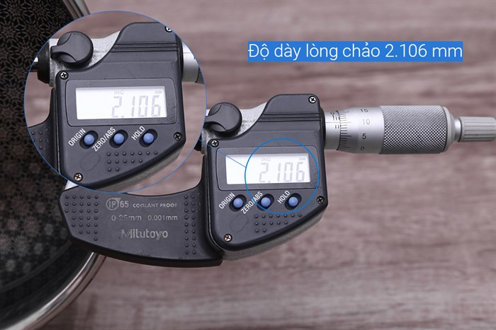 Chảo inox chống dính đáy từ 22 cm Kims Cook N122M Màu Inox