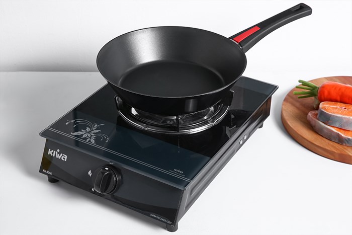 Chảo nhôm chống dính đáy từ 26 cm Kims Cook PBO26