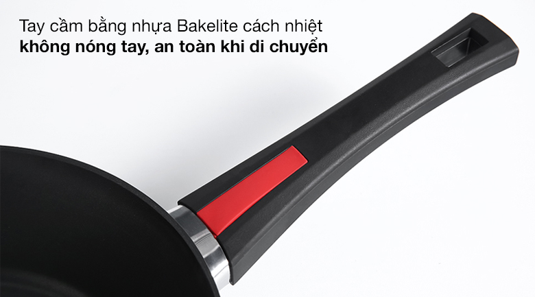 Tay cầm - Chảo nhôm chống dính đáy từ 26cm Kims Cook PBO26