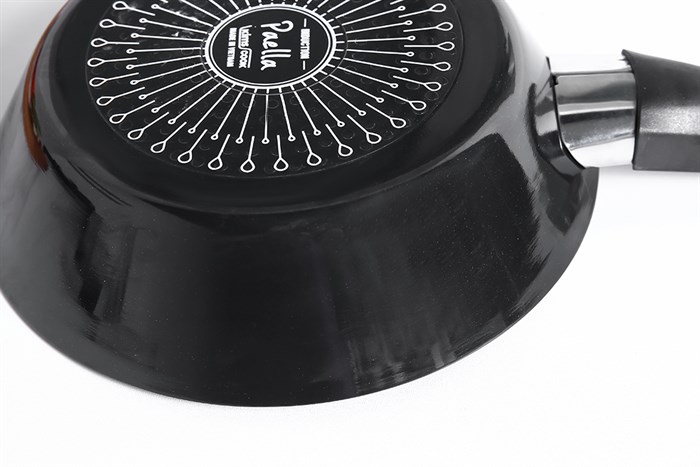 Chảo nhôm chống dính đáy từ 26 cm Kims Cook PBO26 Màu Đen