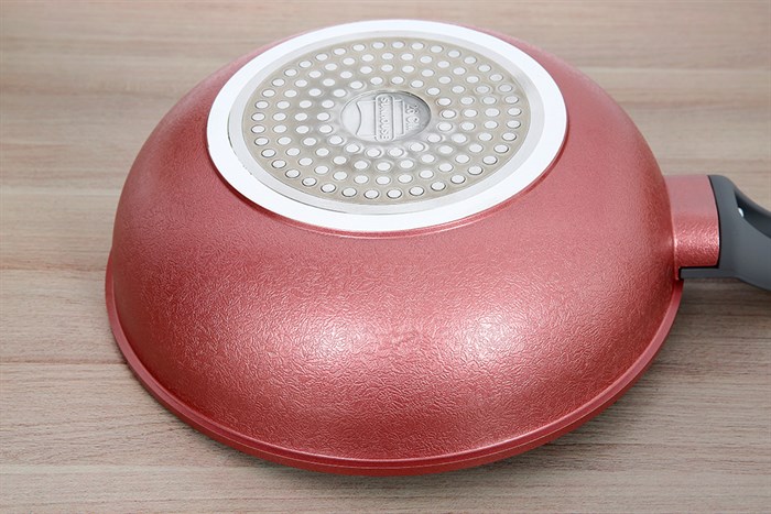 Chảo nhôm sâu chống dính vân đá đáy từ 26 cm Sunhouse SBDS26MP Màu Đen