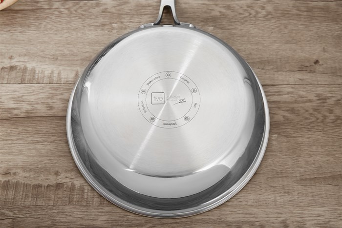 Chảo inox chống dính vân đá đáy từ 26 cm Fivestar FSC26MB Màu Inox