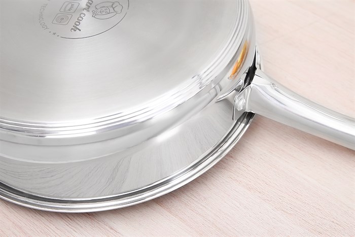Chảo inox chống dính 26 cm Elmich Smartcook SM2704MN Màu Inox