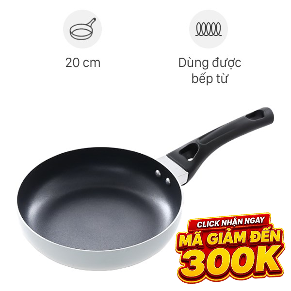 Chảo nhôm chống dính đáy từ Elmich Smartcook SM5705MN