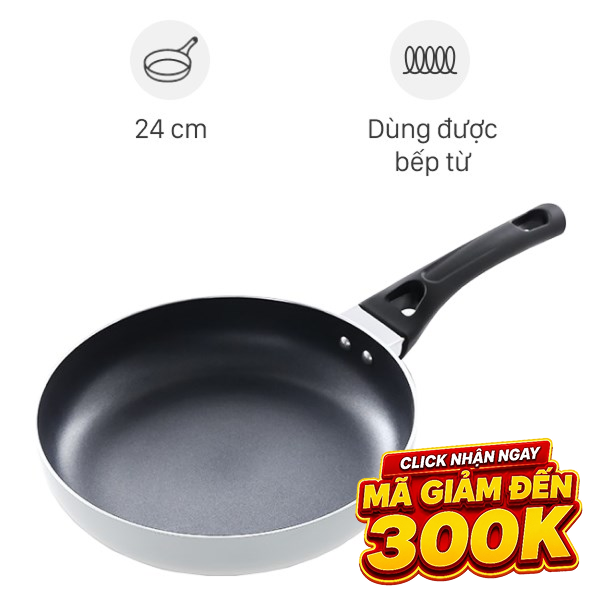 Chảo nhôm chống dính đáy từ Elmich Smartcook SM5706MN