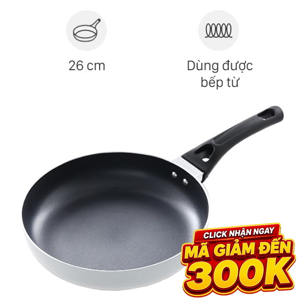 Chảo nhôm chống dính đáy từ Elmich Smartcook SM5707MN