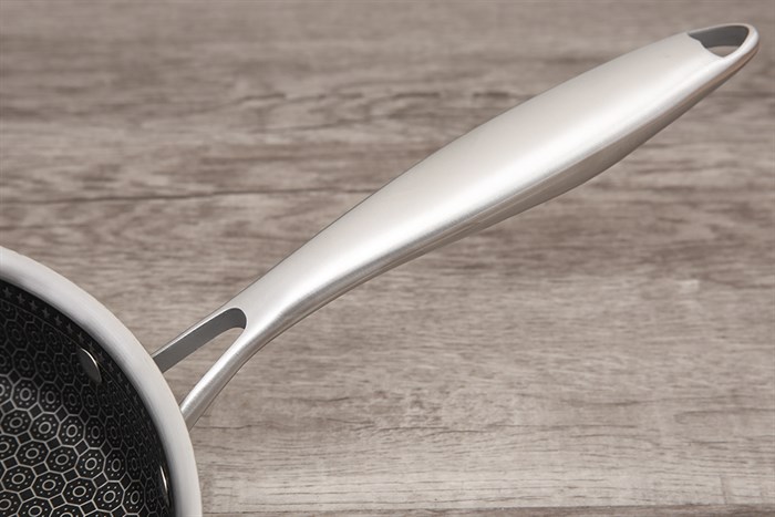 Chảo inox sâu chống dính tổ ong đáy từ nắp kính 26 cm Dreamer DKW-NFL126B Màu Bạc Inox