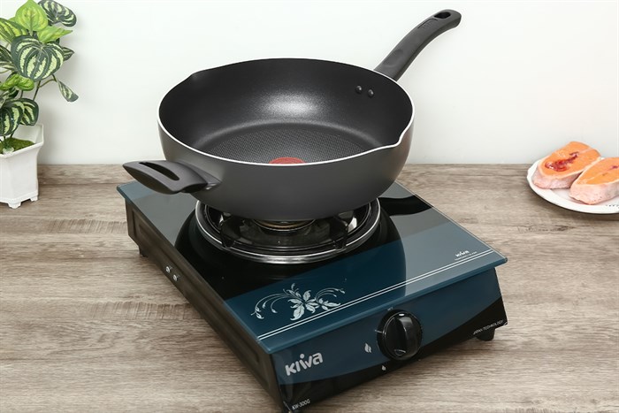 Chảo nhôm sâu chống dính đáy từ 28 cm Tefal Only Cook G1646695