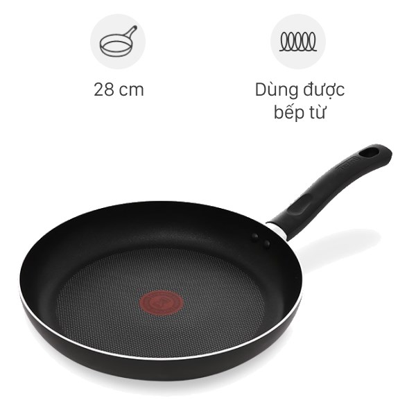 Chảo Nhôm Chống Dính Đáy Từ 28 Cm Tefal Only Cook G1640695