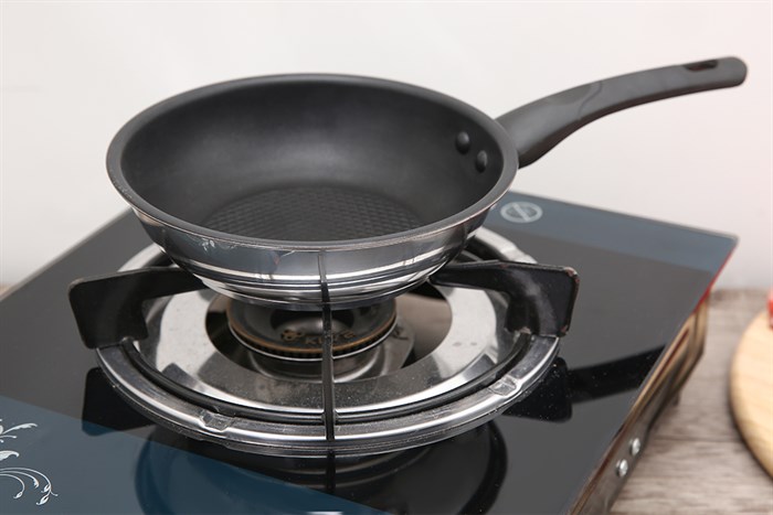 Chảo inox chống dính đáy từ 16 cm Fivestar C16-CD