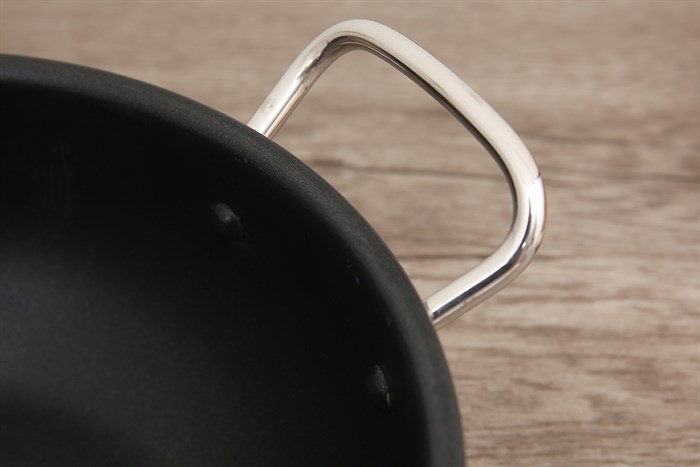 Chảo inox sâu chống dính đáy từ nắp kính 22 cm Fivestar W22-3DG Màu Trắng - Xám