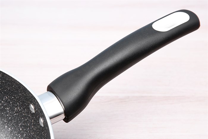 Chảo nhôm sâu chống dính vân đá đáy từ 24 cm Elmich EL2024MN Màu Vàng đồng