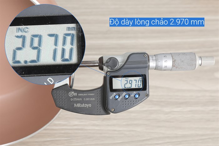 Chảo nhôm sâu chống dính đáy từ 24 cm Elmich Harmonia EL-3780 Vàng hồng Màu Vàng Hồng