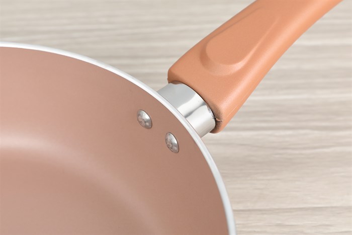 Chảo nhôm sâu chống dính đáy từ 24 cm Elmich Harmonia EL-3780 Vàng hồng Màu Vàng Hồng