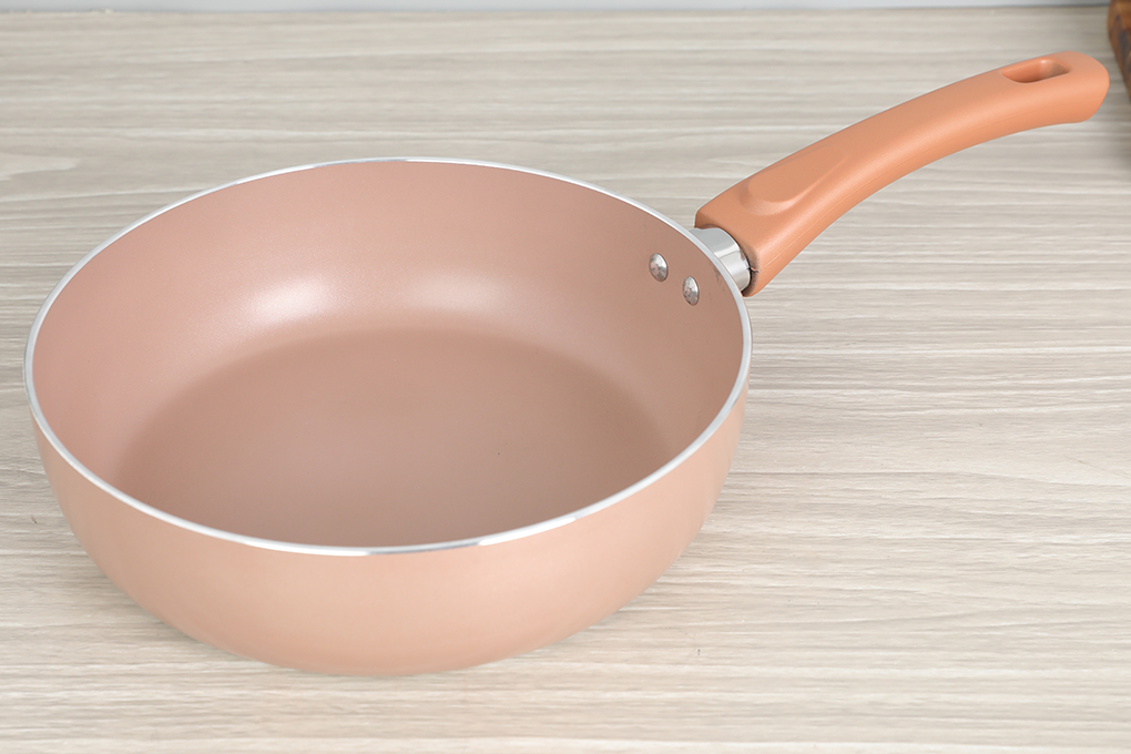 Chảo nhôm sâu chống dính đáy từ 26 cm Elmich Harmonia EL-3781 Vàng hồng - 2