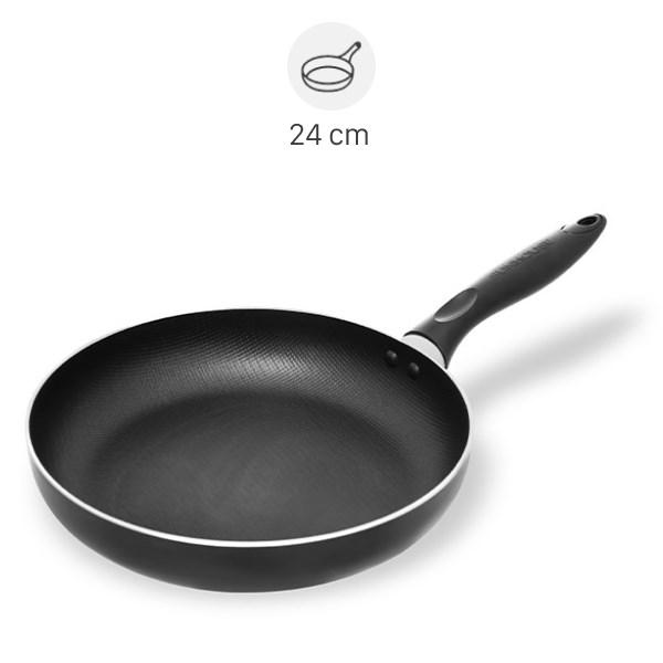 Chảo Nhôm Sần Chống Dính 24 Cm Sunhouse Cs24