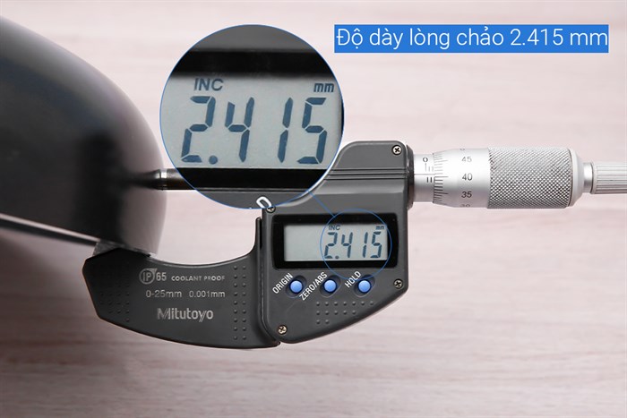 Chảo nhôm sần chống dính 24 cm Sunhouse CS24 Màu Đen