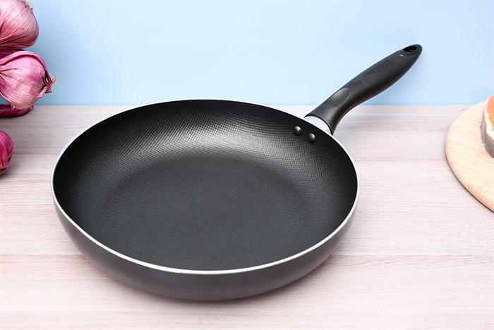 Chảo nhôm sần chống dính 26 cm Sunhouse CS26 Màu Đen
