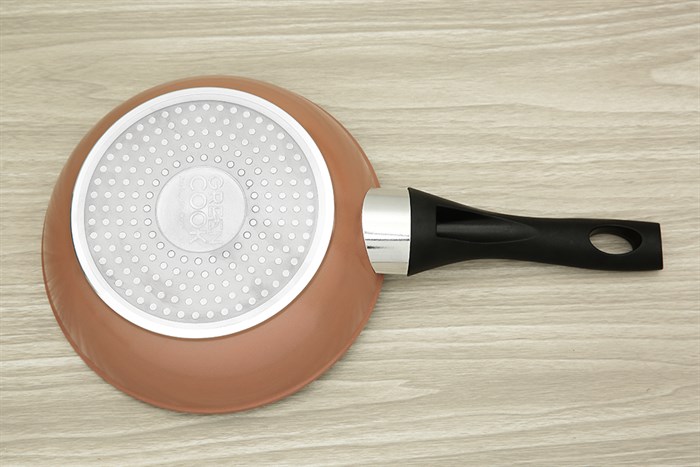 Chảo nhôm chống dính vân đá đáy từ 20 cm Green Cook GCP221-20IH Màu Xám - đồng