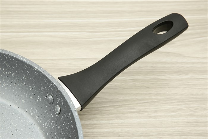 Chảo nhôm chống dính vân đá đáy từ 30 cm Green Cook GCP221-30IH Màu Xám - đồng