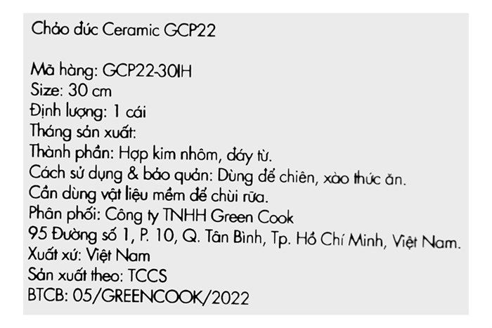 Chảo nhôm sâu chống dính vân đá đáy từ 30 cm Green Cook GCP22-30IH Màu Xám xanh