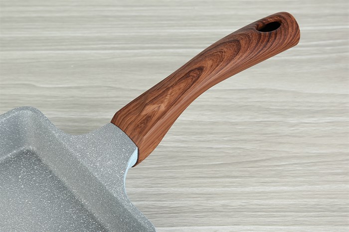 Chảo nhôm chống dính vân đá đáy từ 15 cm Green Cook GCP22-1518IH Màu Xanh Dương