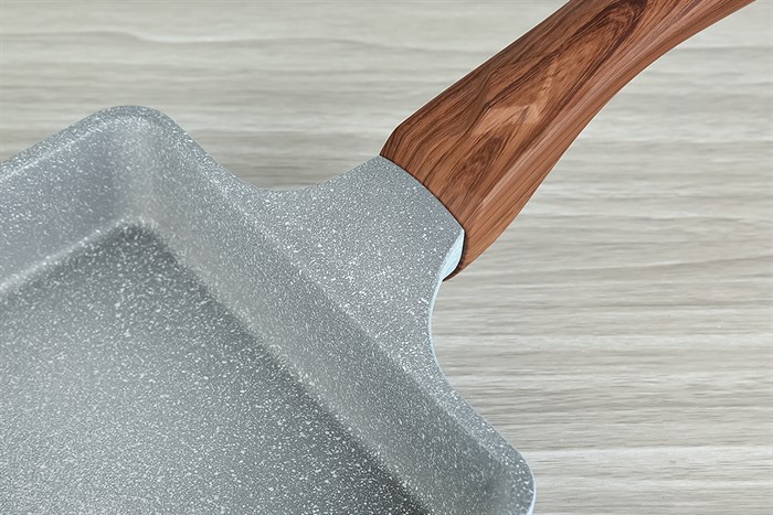 Chảo nhôm chống dính vân đá đáy từ 15 cm Green Cook GCP22-1518IH Màu Xanh Dương