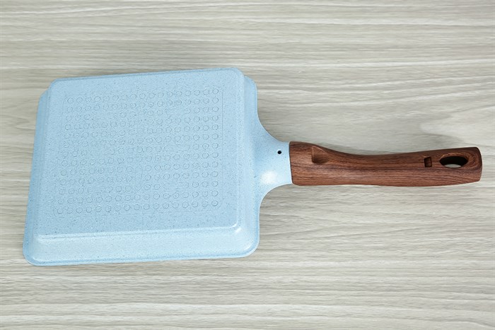 Chảo nhôm chống dính vân đá đáy từ 15 cm Green Cook GCP22-1518IH Màu Xanh Dương