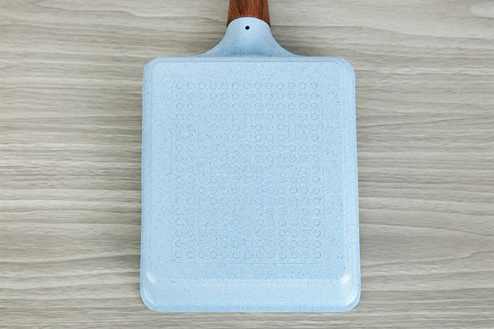 Chảo nhôm chống dính vân đá đáy từ 15 cm Green Cook GCP22-1518IH Màu Xanh Dương