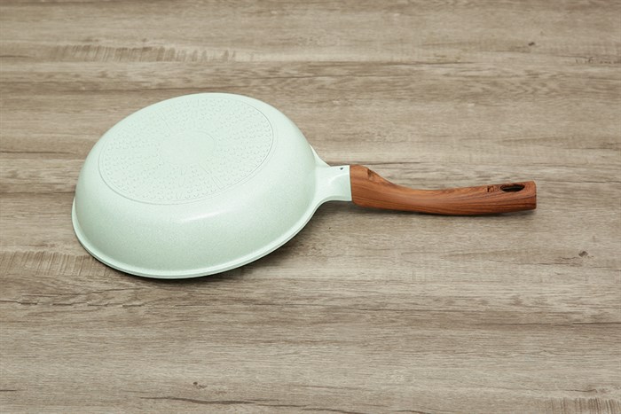 Chảo nhôm chống dính vân đá đáy từ 24 cm Green Cook GCP06-24IH Màu Xanh ngọc