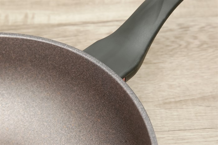 Chảo nhôm sâu chống dính vân đá đáy từ 30 cm Green Cook GCP05-30IH Màu Vàng Hồng