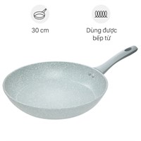 Chảo nhôm chống dính vân đá đáy từ 30 cm Green Cook GCP02-30IH