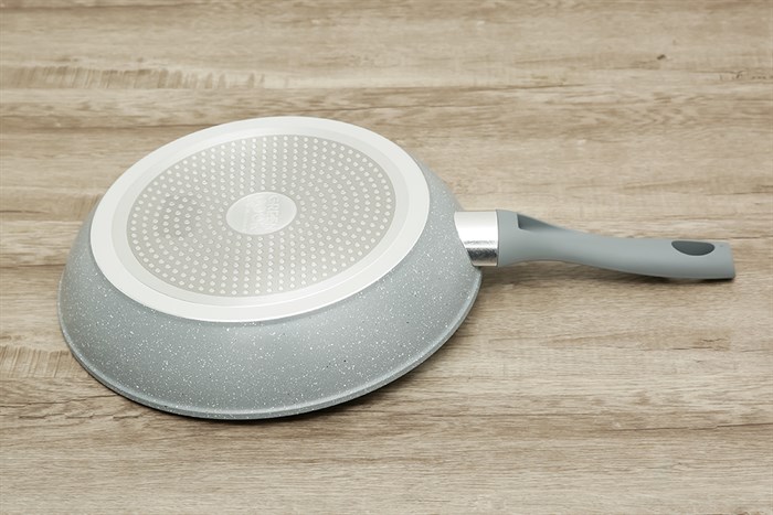 Chảo nhôm chống dính vân đá đáy từ 30 cm Green Cook GCP02-30IH Màu Xám