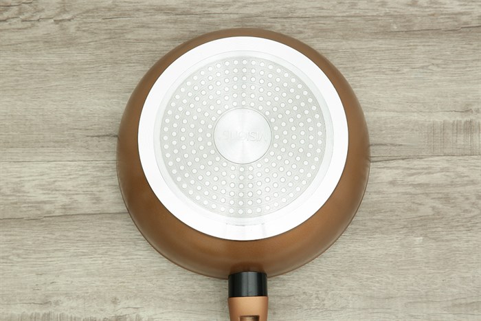 Chảo nhôm sâu chống dính đáy từ 24 cm Visions VS-WP24-AB/JP Màu Vàng đồng