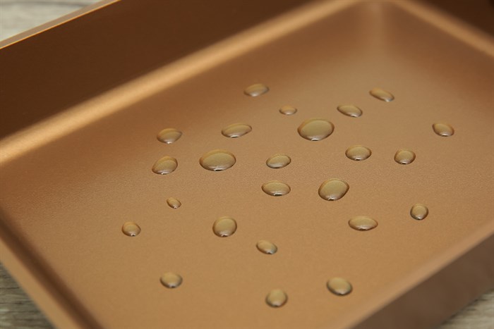 Chảo nhôm chống dính đáy từ 18 cm Visions VS-EP18-AB/JP Màu Vàng đồng