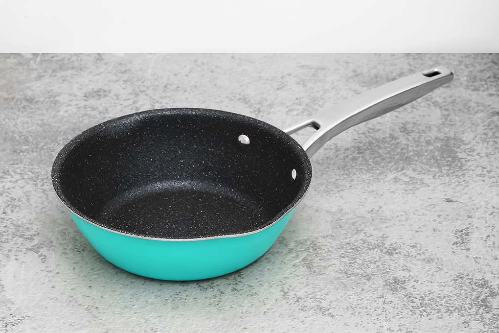 Chảo inox sâu chống dính vân đá đáy từ 20 cm Elmich Hera EL-8105 - 2