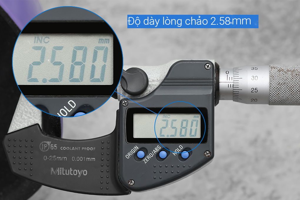 Chảo inox sâu chống dính vân đá đáy từ 24 cm Elmich Hera EL-8186 Màu Tím